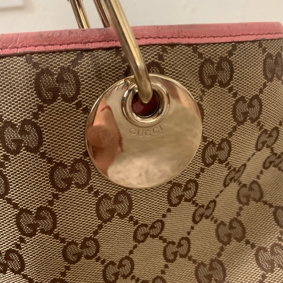 Gucci Monogram With Pink Leather - Picture 4 of 11